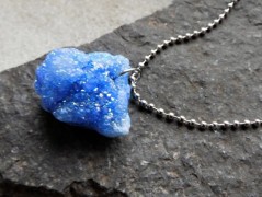 Nerezový přívěšek s larimarem