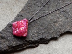 Nerezový přívěšek s larimarem