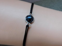 Nerezový přívěšek s larimarem