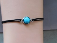 Nerezový přívěšek s larimarem