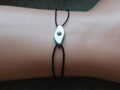 Nerezový přívěšek s larimarem