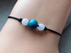 Nerezový přívěšek s larimarem