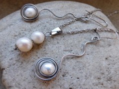 Nerezový přívěšek s larimarem