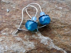 Nerezový přívěšek s larimarem