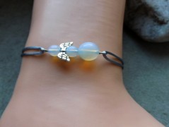 Nerezový přívěšek s larimarem