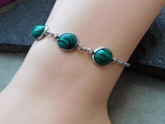 Nerezový přívěšek s larimarem