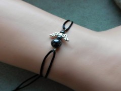 Nerezový přívěšek s larimarem