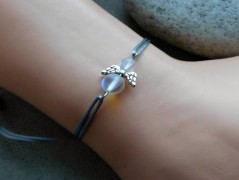 Nerezový přívěšek s larimarem