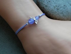 Nerezový přívěšek s larimarem