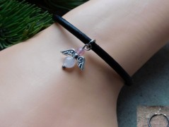 Nerezový přívěšek s larimarem