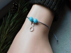 Nerezový přívěšek s larimarem