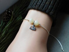 Nerezový přívěšek s larimarem