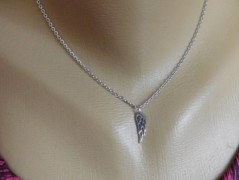 Nerezový přívěšek s larimarem