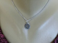 Nerezový přívěšek s larimarem