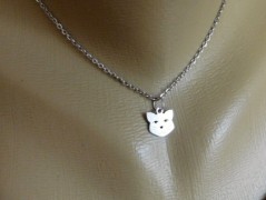 Nerezový přívěšek s larimarem