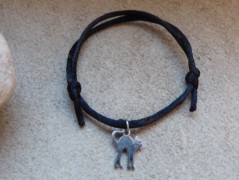 Nerezový přívěšek s larimarem