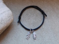 Nerezový přívěšek s larimarem