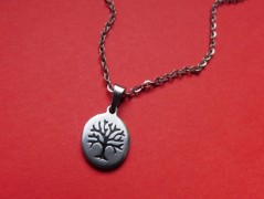 Nerezový přívěšek s larimarem