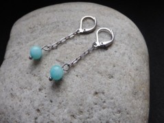 Nerezový přívěšek s larimarem