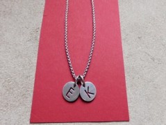 Nerezový přívěšek s larimarem