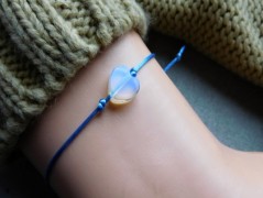 Nerezový přívěšek s larimarem