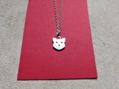 Nerezový přívěšek s larimarem