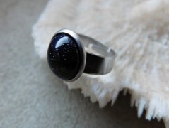 Nerezový přívěšek s larimarem