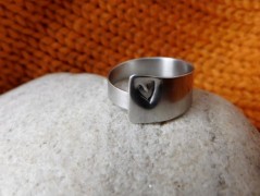 Nerezový přívěšek s larimarem