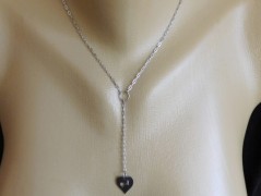 Nerezový přívěšek s larimarem