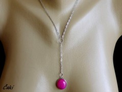 Nerezový přívěšek s larimarem