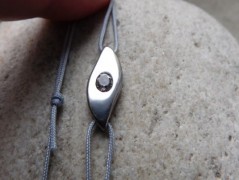 Nerezový přívěšek s larimarem