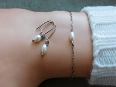 Nerezový přívěšek s larimarem