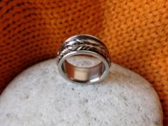 Nerezový přívěšek s larimarem