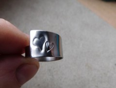 Nerezový přívěšek s larimarem