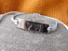 Nerezový přívěšek s larimarem