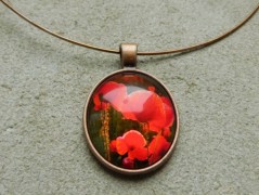 Nerezový přívěšek s larimarem