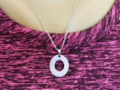 Nerezový přívěšek s larimarem