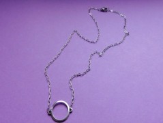 Nerezový přívěšek s larimarem