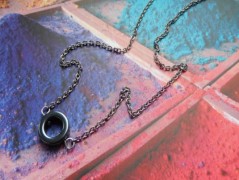 Nerezový přívěšek s larimarem