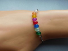 Nerezový přívěšek s larimarem