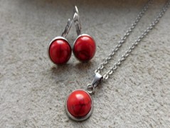 Nerezový přívěšek s larimarem