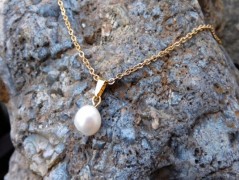 Nerezový přívěšek s larimarem