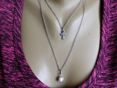 Nerezový přívěšek s larimarem