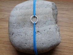 Nerezový přívěšek s larimarem