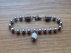 Nerezový přívěšek s larimarem