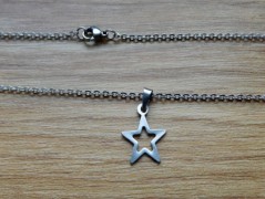 Nerezový přívěšek s larimarem