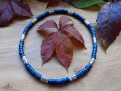 Nerezový přívěšek s larimarem