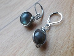 Nerezový přívěšek s larimarem