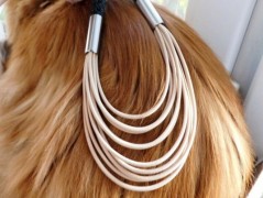 Nerezový přívěšek s larimarem