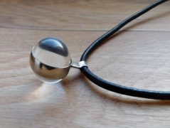 Nerezový přívěšek s larimarem